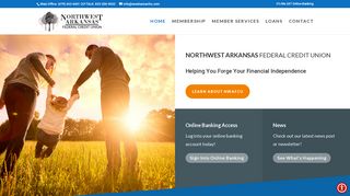 Northwest Arkansas Federal Credit Union | Not for profit, but for service.
