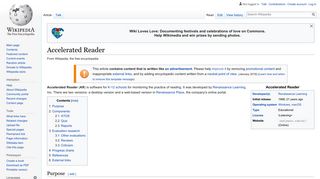 Accelerated Reader - Wikipedia