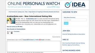 ArabianDate.com - New International Dating Site - Online Personals ...