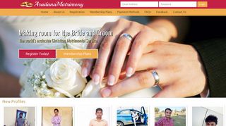 Aradana Matrimony: Best Christian Community Matrimonial Services