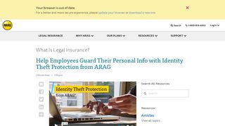 Identity Theft Protection from ARAG