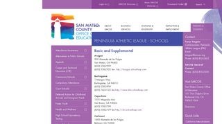 Peninsula Athletic League - Schools - San Mateo County Office of ...
