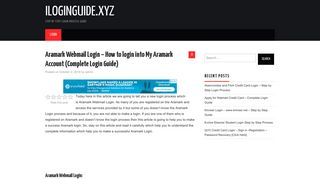Aramark Webmail Login – How to login into My Aramark Account ...