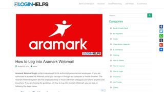 Aramark Webmail Login Help | LoginHelps.Org