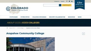 Arapahoe Community College |Colorado Community College System
