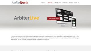 ArbiterLive - Sports Team Website & Management Software