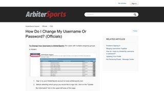 How Do I Change My Username Or Password? (Officials ...