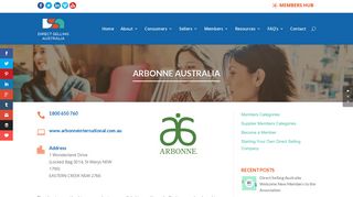 Arbonne Australia | Direct Selling Australia | DSA