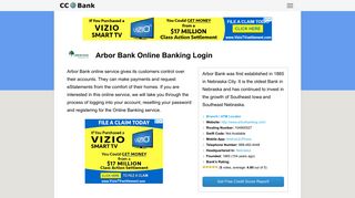 Arbor Bank Online Banking Login - CC Bank