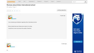 Reviews about Arbor international school - Hyderabad - India