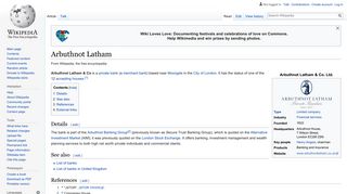 Arbuthnot Latham - Wikipedia