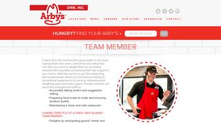 Team Member : Arby's