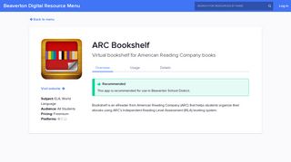 ARC Bookshelf - Clever