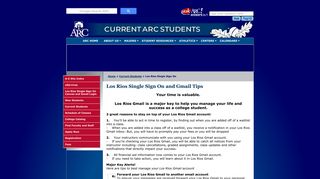 ARC - Los Rios Single Sign On - American River College