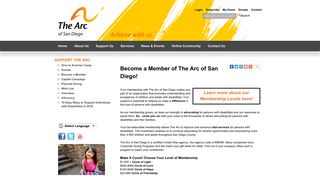 Become a Member | The Arc of San Diego