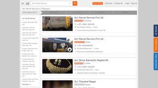 Arc Parcel Service in Thanjavur - Justdial