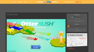 Otter Rush - Arcademic Skill Builders