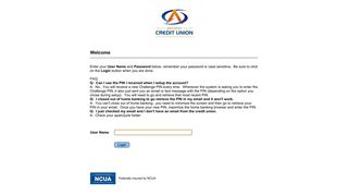 Arcadia Credit Union Internet Banking | Login