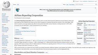 Airlines Reporting Corporation - Wikipedia