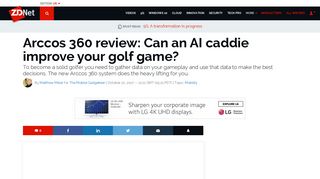 Arccos 360 review: Can an AI caddie improve your golf game? | ZDNet