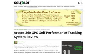 Arccos 360 Golf Practice Aid Review - Golfalot