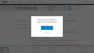 Error: Unable to sign in to the Portaladmin API after ... - Esri Support