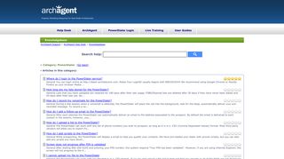 ArchAgent Help Desk - PowerDialer - ArchAgent Support