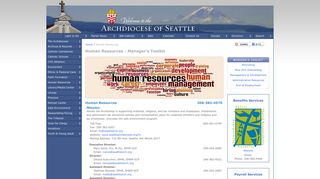 Human Resources - Manager's Toolkit - Archdiocese of Seattle