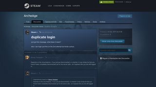 duplicate login :: ArcheAge Discussões Gerais - Steam Community