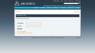 Login - ARCHIBUS, Inc.