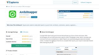 ArchiSnapper Reviews and Pricing - 2019 - Capterra