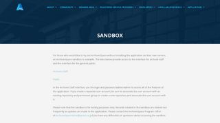 Sandbox | ArchivesSpace