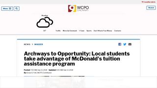 Archways to Opportunity: Local students take advantage of ...