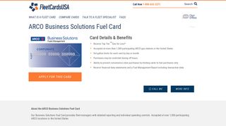 ARCO Business Solutions Fuel Card - FleetCards USA