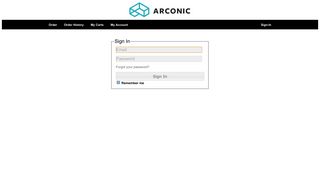 Arconic - Sign In