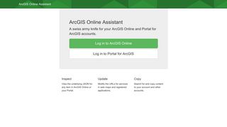 ArcGIS Online Assistant