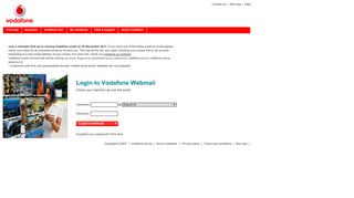 Vodafone Webmail :: Welcome to Vodafone Webmail