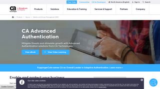 CA Advanced Authentication - CA Technologies