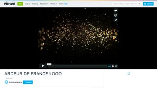 ARDEUR DE FRANCE LOGO on Vimeo