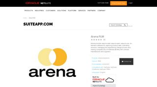 Arena PLM - SuiteApp.com