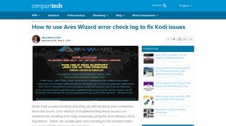 How to use Ares Wizard check log to fix Kodi issues | Comparitech