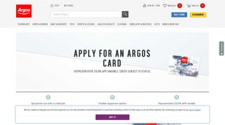 Apply for an Argos Card