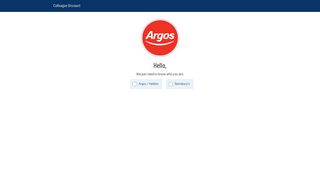 Colleague Discount - Argos