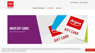 Argos For Business Gift Card Solutions - Reward, Motive and Inspire