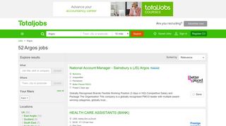 Argos Jobs, Vacancies & Careers - totaljobs