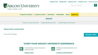 Search | Argosy University