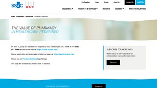 Pharmacy Solutions - Industries | DST Systems
