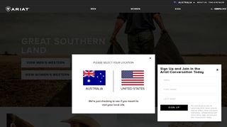 Ariat International | Home Page