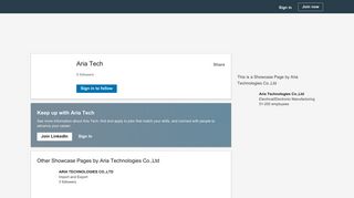 Aria Tech | LinkedIn
