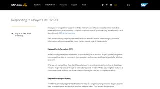 How To Respond To An RFP/RFI on Ariba Network | SAP Ariba